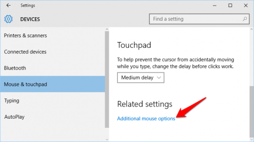 Windows Touchpad Customization