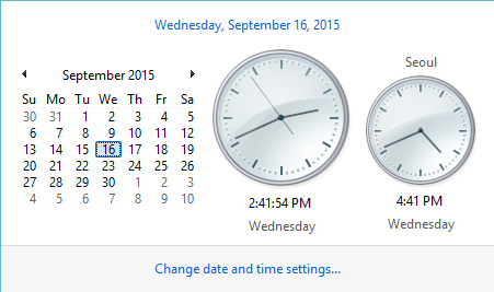 how to use analog clock on windows 10