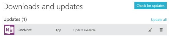 Windows 10 app updates