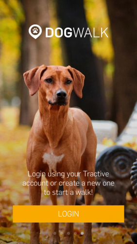Tractive GPS Dog Walk App
