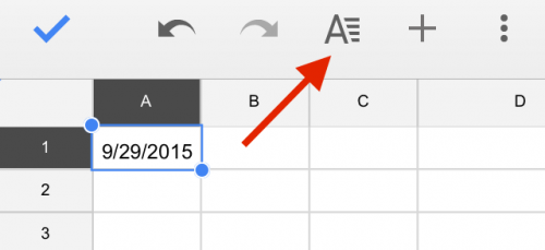 Google Sheets Mobile Format Date