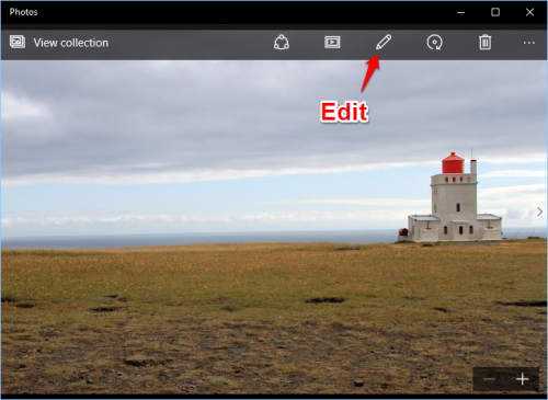 Windows 10 Fotografii Editare