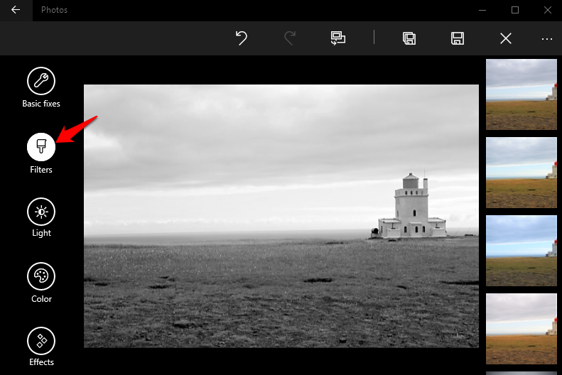 How to Apply Filters to Photos in Windows 10