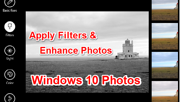 Camera filters windows 10