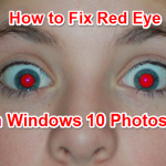 how to fix red eye