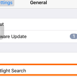 iPhone 6 – General – Spotlight Search