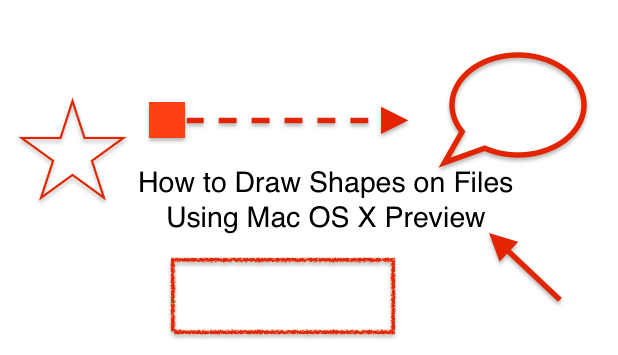 How to Draw Shapes on Mac Preview