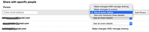 Google Calendar Share Permissions