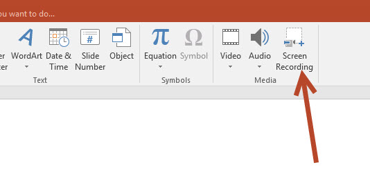 PowerPoint Screen Recording