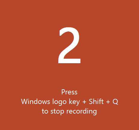 PowerPoint Screen Recording Countdown