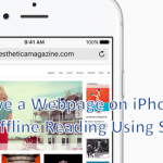 Save a Webpage on iPhone for Offline Reading