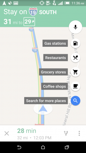 Google Map Gas