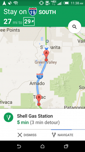 Google Map Gas