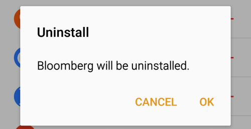 Gear S2 Uninstall App