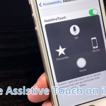 Turn ON Assistive Touch on iPhone