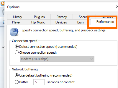 come aumentare la velocità di buffering in 7