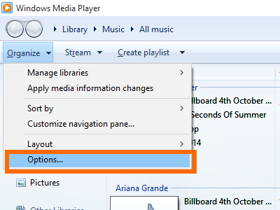 Windows media player windows 10