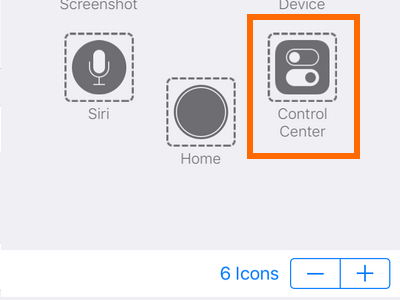 iPhone - Settings - General - Accessibility - Assistive Touch option icon