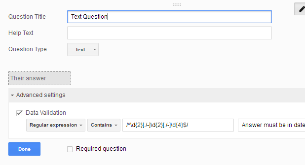 What Are Regular Expressions In Google Forms