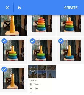 Choose Google Photos Animation Images