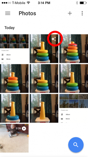 Google Photos Animation