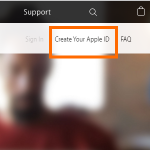 Apple ID Creation site – create your Apple ID