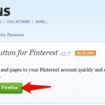 Pinterest Add on for Firefox