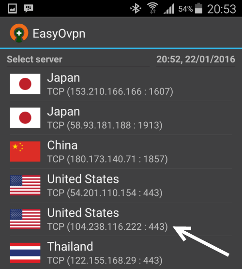 Open VPN united states