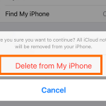 Settings – iCloud – Delete on My iphone