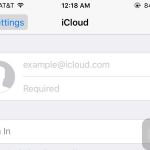 Settings – iCloud – Sign in with new Apple ID