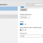 Windows 10 desktop personalization