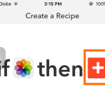 iPhone IFTTT – Create Recipe – Action