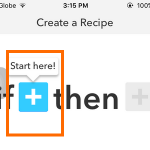 iPhone IFTTT – Create Recipe – Trigger