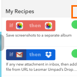 iPhone IFTTT – Recipe Icon – Add Recipe