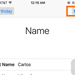 iPhone Settings – iCloud – Create a New Apple ID – Enter name – Next
