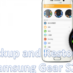 Backup and Restore Samsung Gear S2