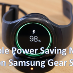 Enable Power Saving Mode on Gear S2