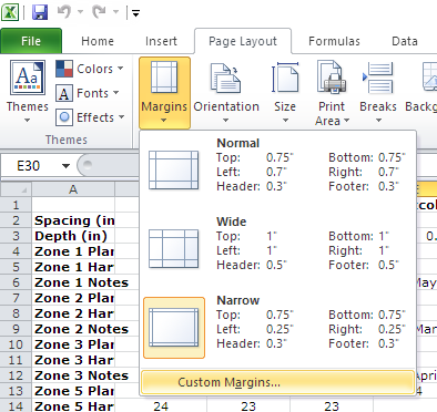 How Make your Excel Table Print on One