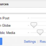 Google News adjust sources