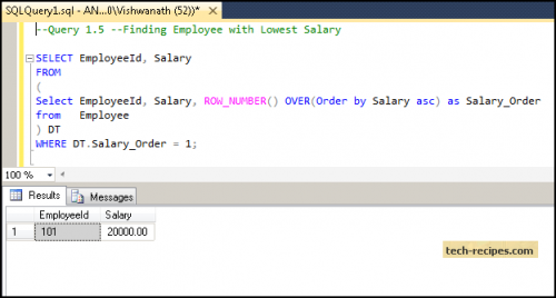 How to Find Nth/Highest/Second/Highest Salary in SQL Server