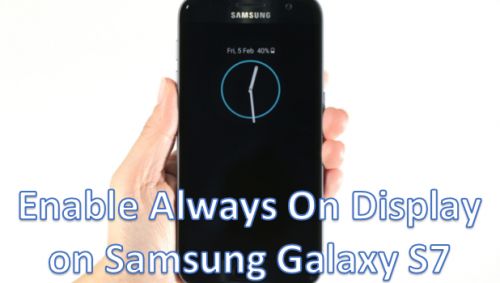 samsung galaxy active always on display