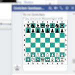 Facebook – Messenger – Play Chess – Board