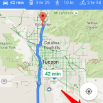 Google Maps Route Info