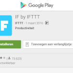 IF by IFTTT on playstore