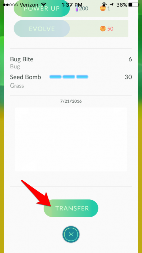Pokemon Go Transfer