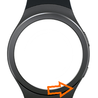 Samsung Gear S2 - Rotate Bezel to right