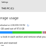 Windows – System – Storage – Drive Details