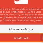 iphone IF action – Todoist create task