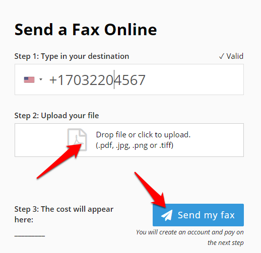 Send Fax Online