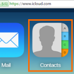 iPhone -icloud – Contacts